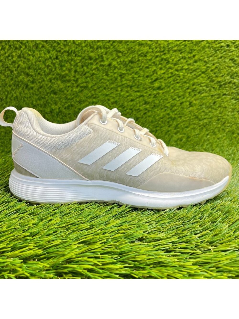 Adidas‎ S2G SL 23 Womens Size 8 White Gray Waterproof Spikeless Golf Shoes